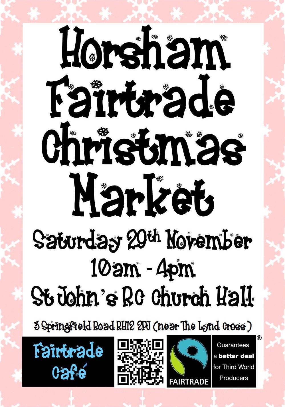 Fairtrade Christmas Market Poster 2025